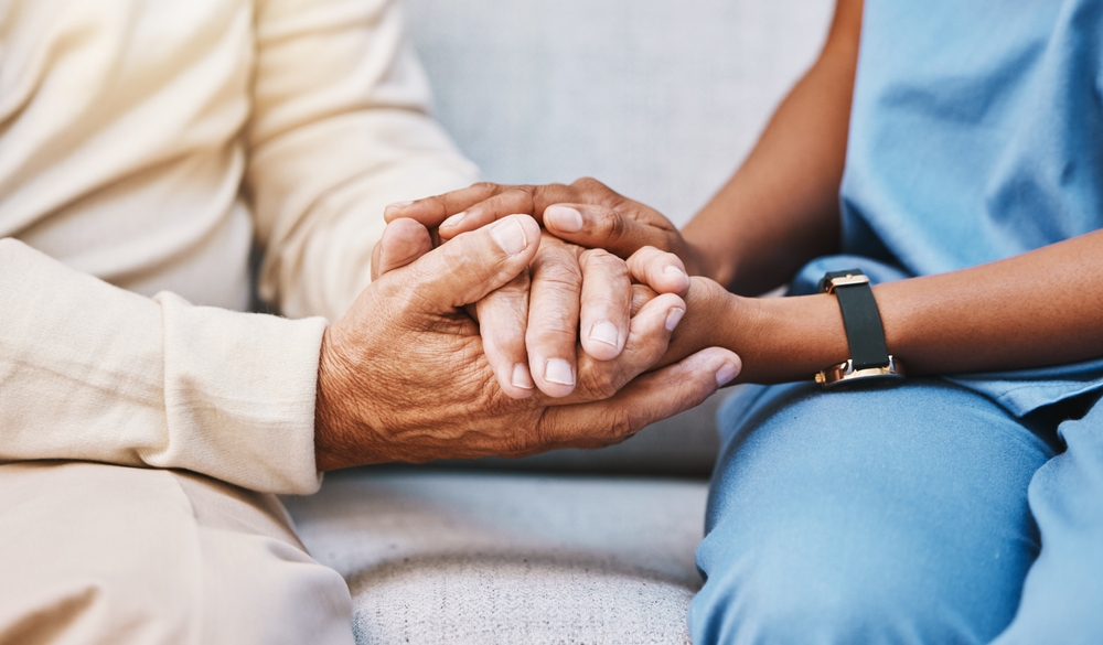 Nurse,,Hands,And,Senior,Patient,In,Empathy,,Safety,And,Support