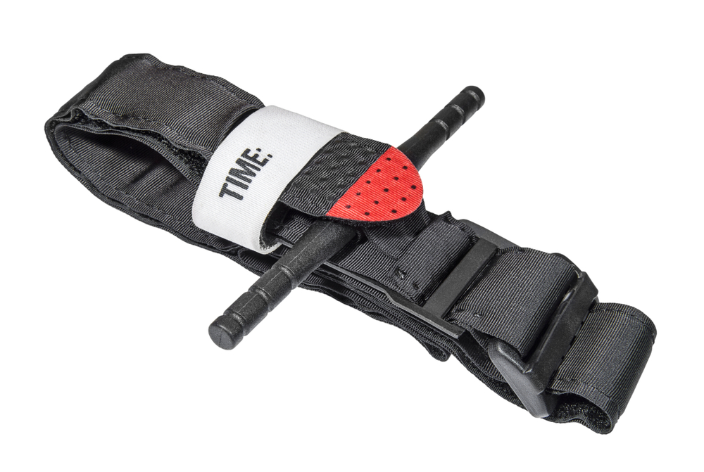 Medical,Tourniquet,For,Stopping,Blood,On,White,Surface
